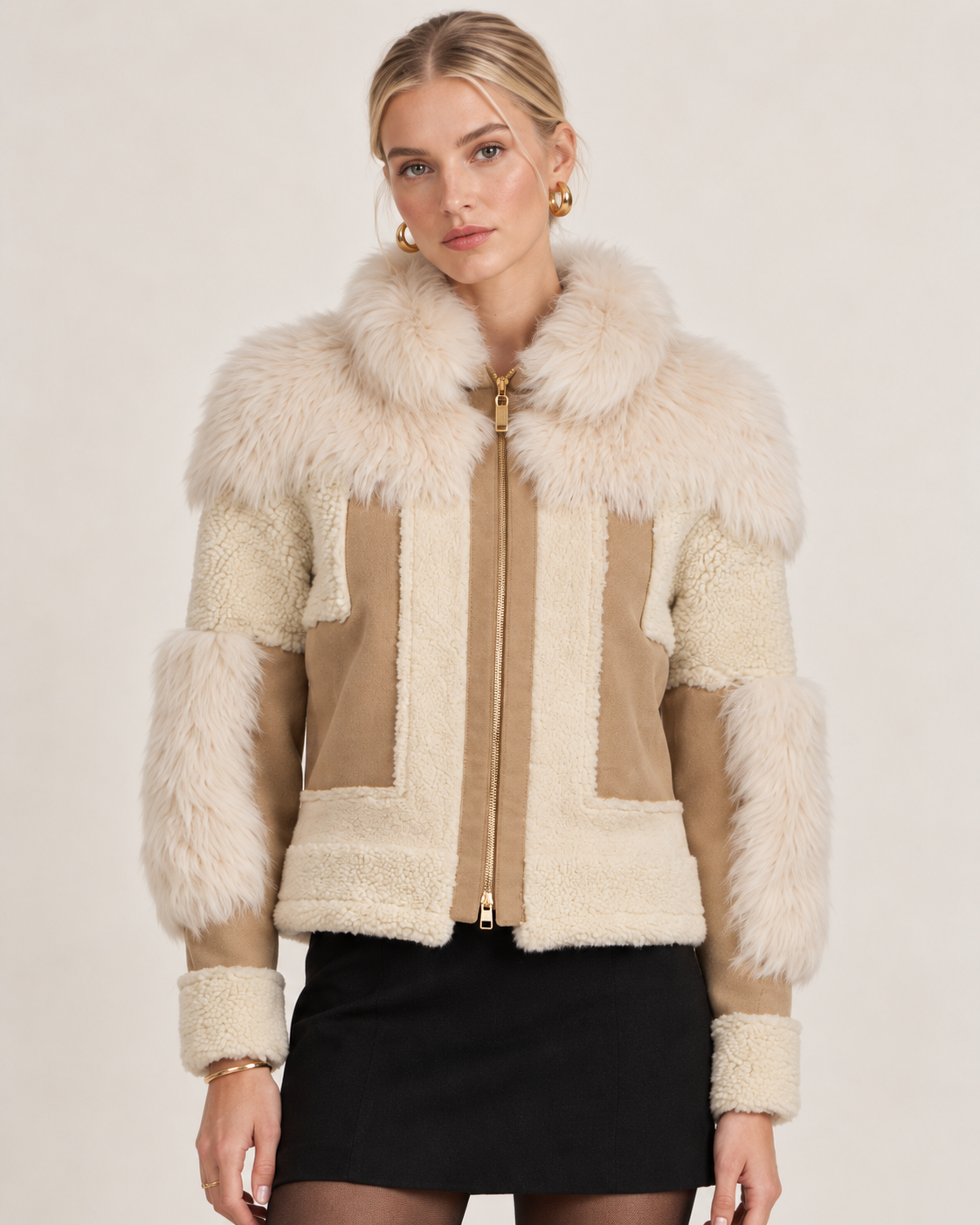 Chloe Faux Fur Jacket view 4