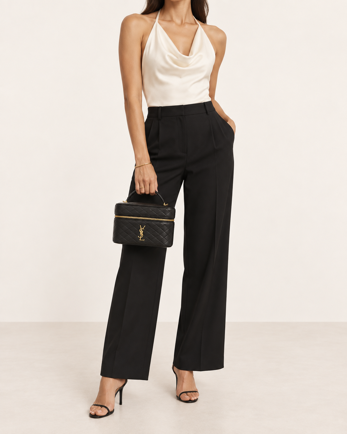 Saint Laurent Black Gaby Vanity Bag view 3