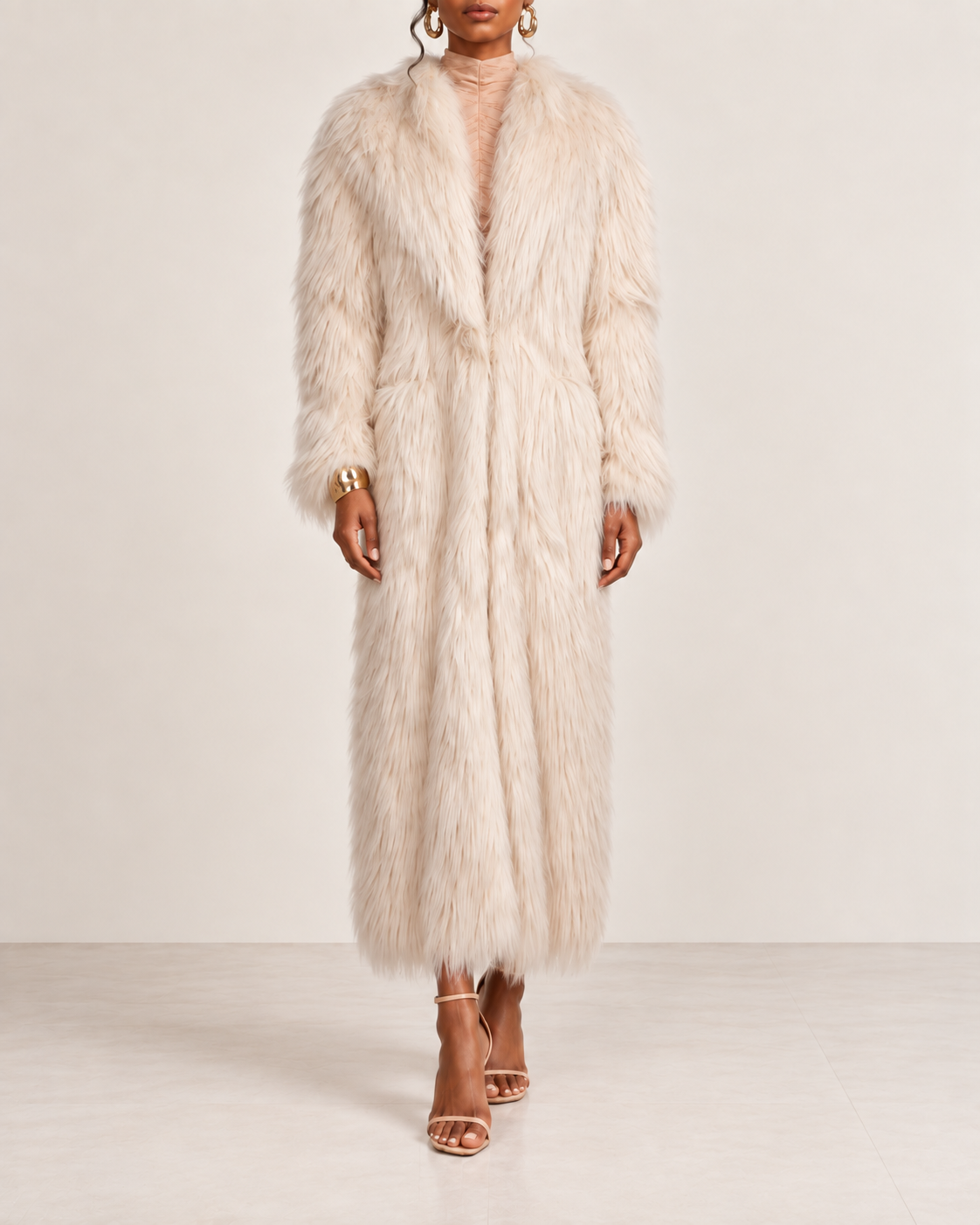 Dolce & Gabbana Faux Fur Coat view 1