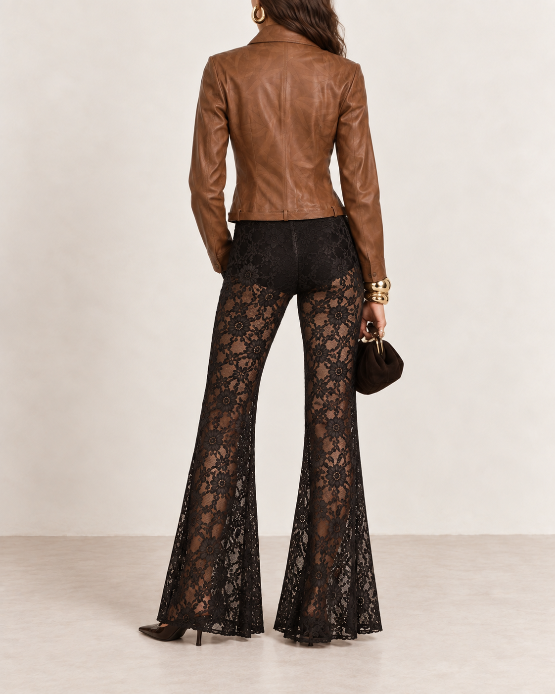 Dior Vintage Brown Leather Jacket view 2
