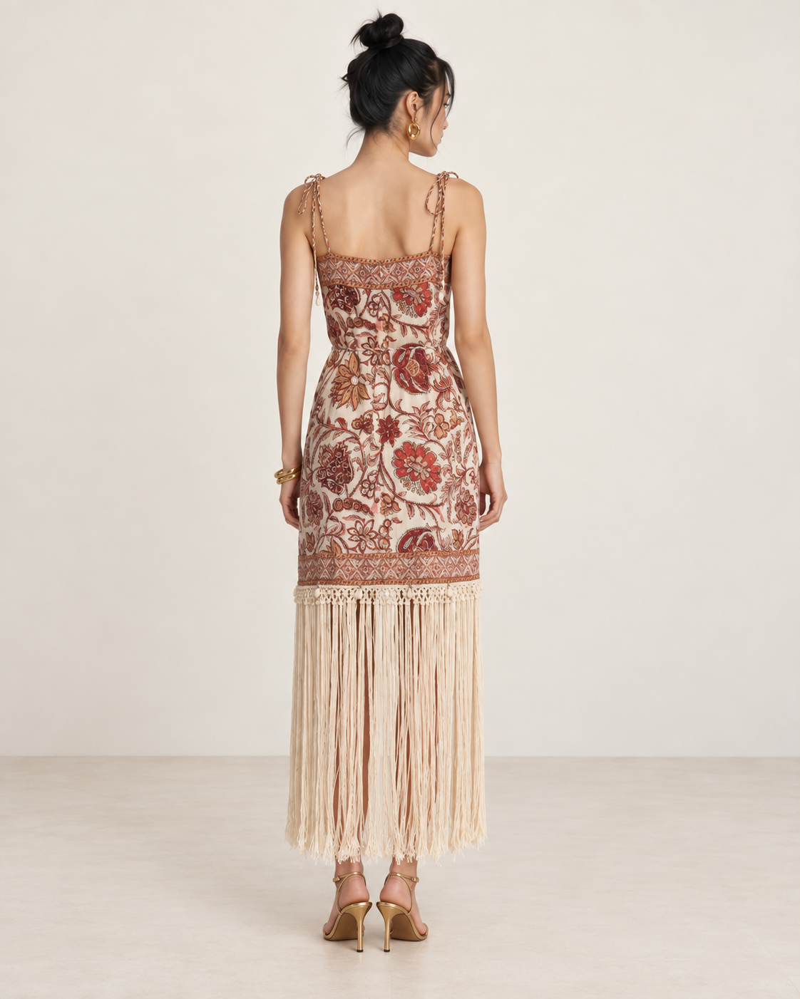 Zimmermann Fringe Linen Maxi view 3