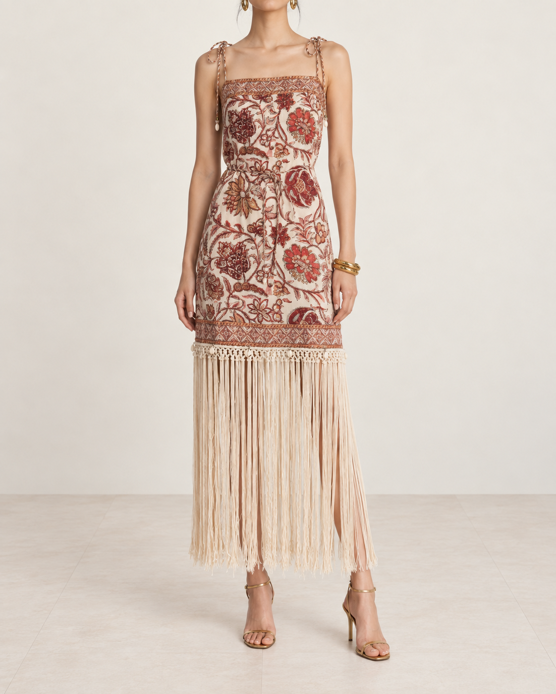 Zimmermann Fringe Linen Maxi view 1