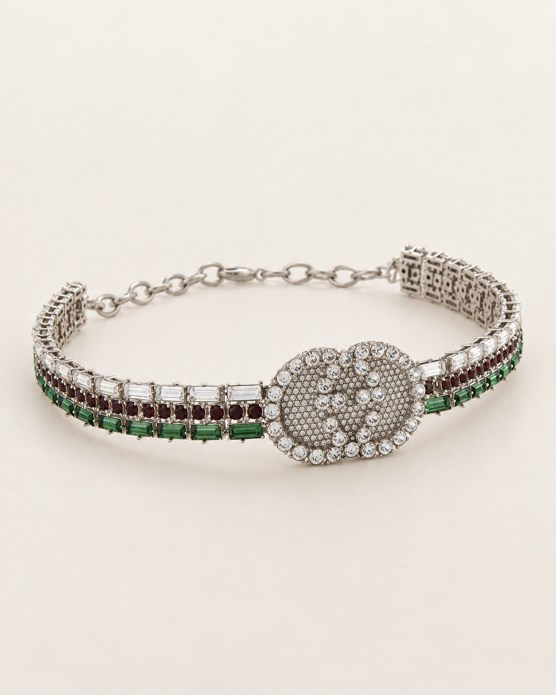 Gucci Vintage Rhinestone Choker view 2