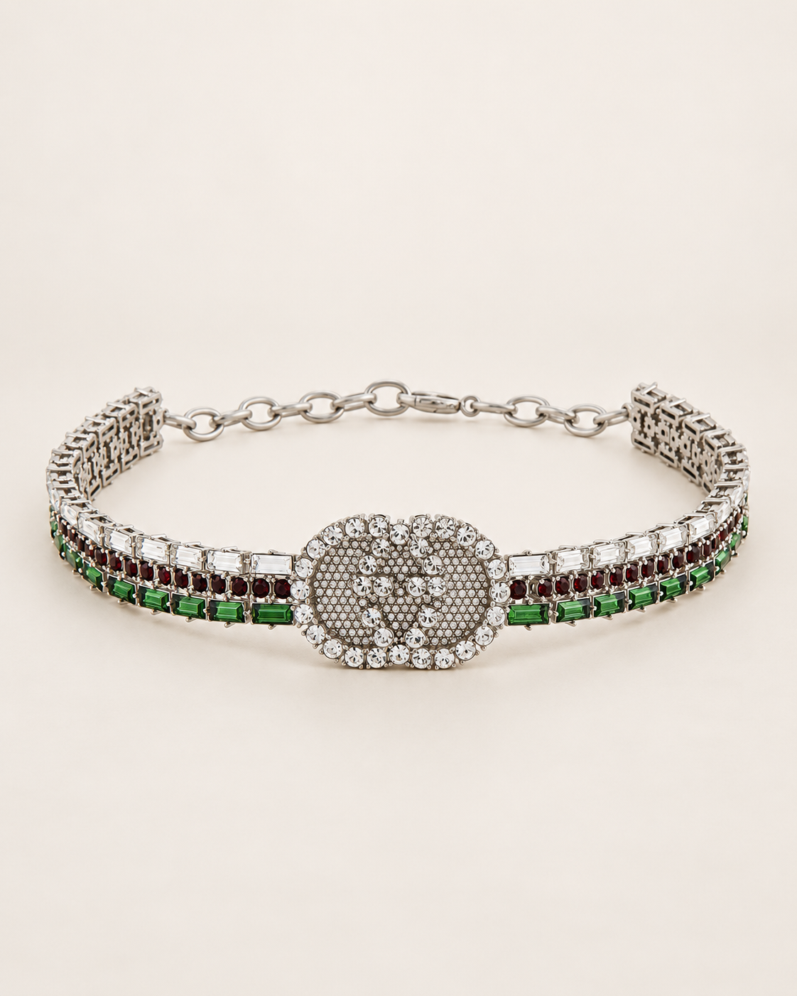 Gucci Vintage Rhinestone Choker view 3